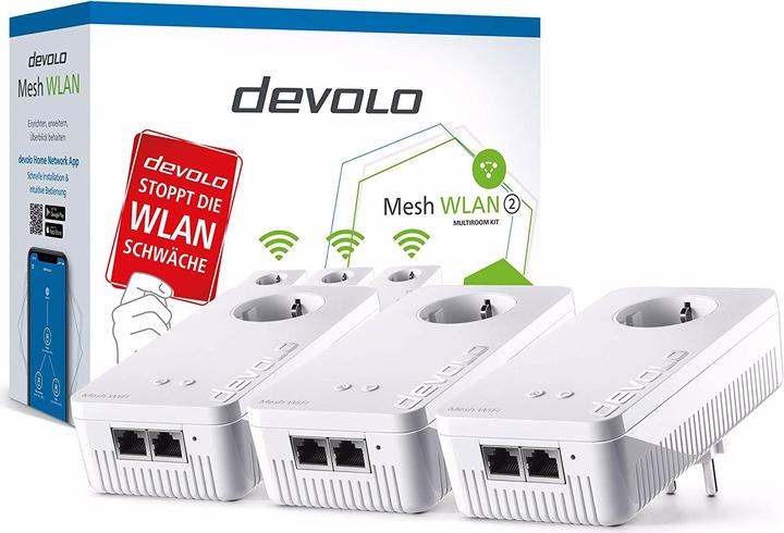 Produktbild Devolo Mesh WLAN 2 Multiroom Kit (2400 Mbit/s)