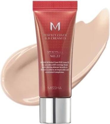 Produktbild Missha M Perfect Cover EX BB Cream with SPF 42 Shade No. 22 Cool Sand 20ml (02 Cool Sand)