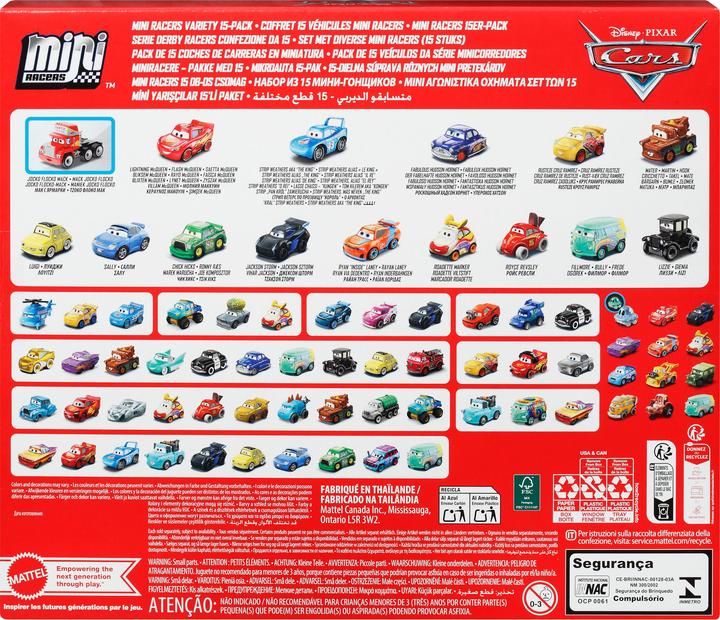 Immagine prodotto Mattel Cars Mini confezione da 15 pezzi