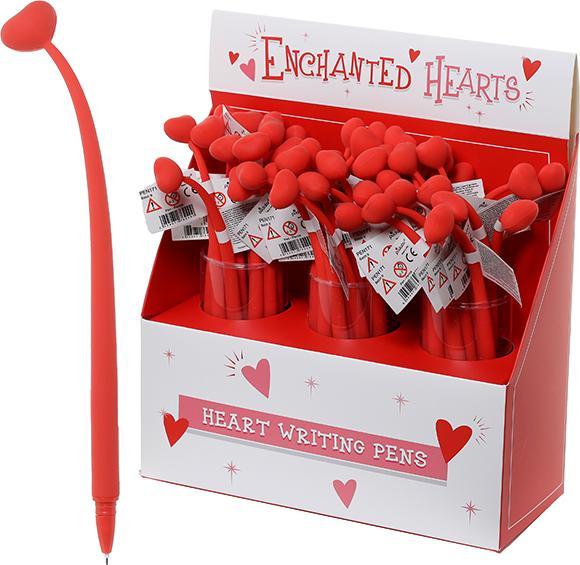 Image du produit Puckator Stylo à bille coeur pointe fine Stylo à bille stylo à bille