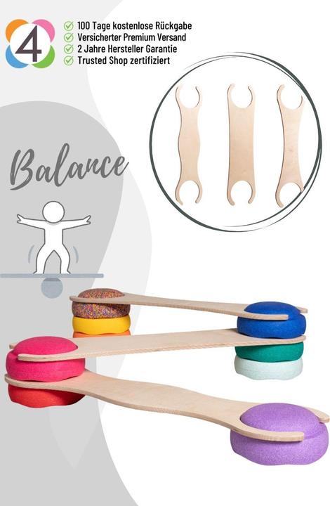 Stapelstein tiSsi® Balance Board Set für original Stapelsteine