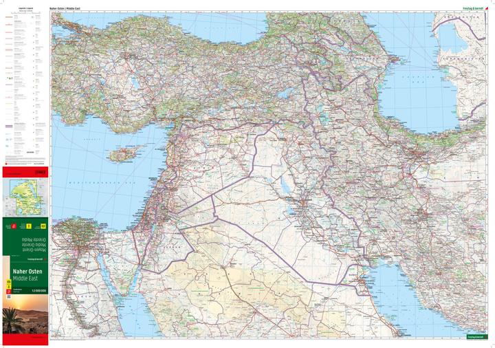 Immagine prodotto Medio Oriente, carta stradale 1:2.000.000, freytag & berndt