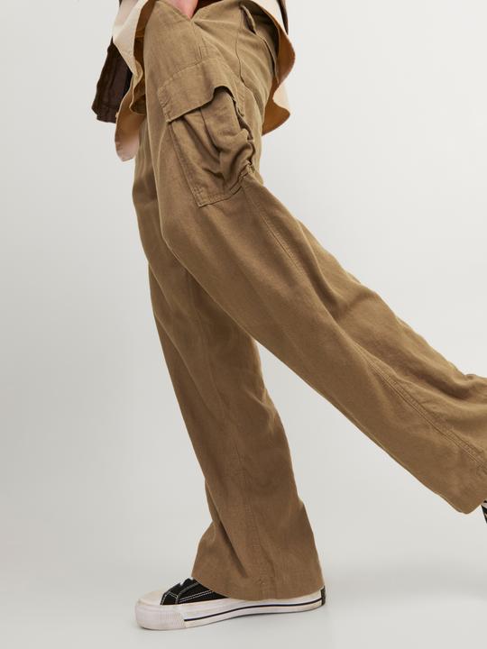 Actual product image Jack & Jones Jpstbill Jjnate Linen Blend Cargo Jogger (S)