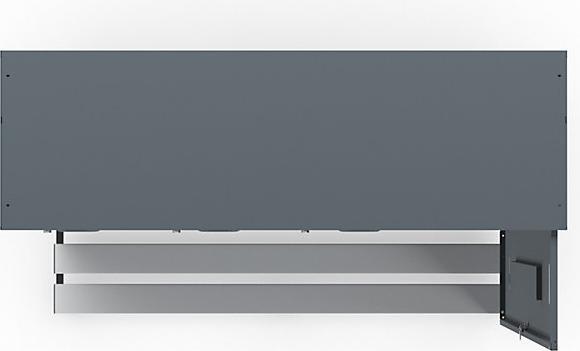 Actual product image Wolf Clothes locker with bench underneath (160 cm, 214 cm)