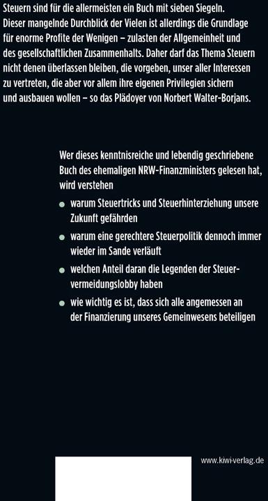 Produktbild Steuern - Der grosse Bluff (Deutsch, Norbert Walter-Borjans, 2018)
