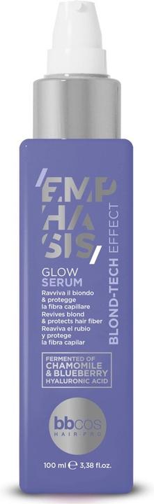 BB Cos Bbcos Emphasis Blondtech Purple Blue Glow Serum 100ml Hair Treatment (100 ml)