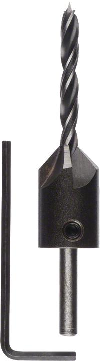 Actual product image Bosch Professional Zubehör Wood twist drill with 90° countersink, 5 mm, 16 mm (5 mm)