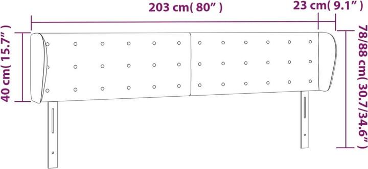 Produktbild VidaXL Olova (203 x 23 x 88 cm)