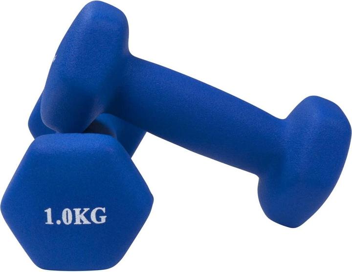 Actual product image Gladiatorfit Neoprene dumbbells (2 x 1 kg)