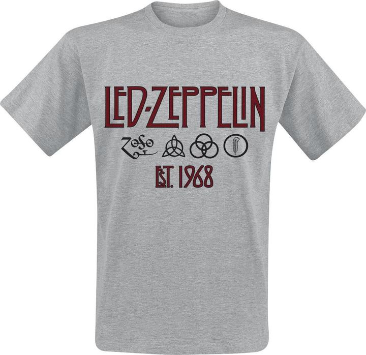 Produktbild Led Zeppelin Symbols Est. 1968 (S)
