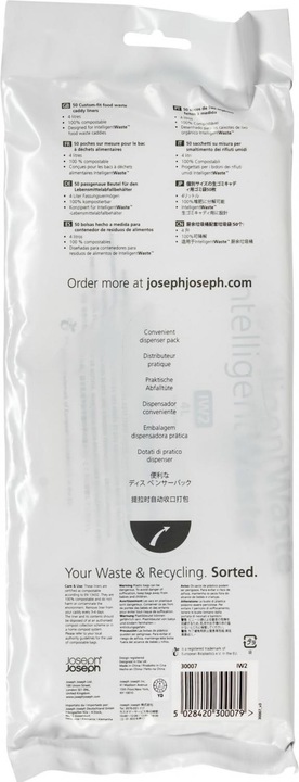 Nutritional values and ingredients Joseph Joseph IW2 Green Tour (50 x, 4 l)