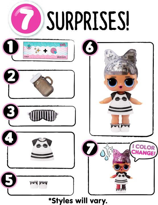 Produktbild L.O.L. Surprise! Überraschung Glitzer Farbwechsel Pop