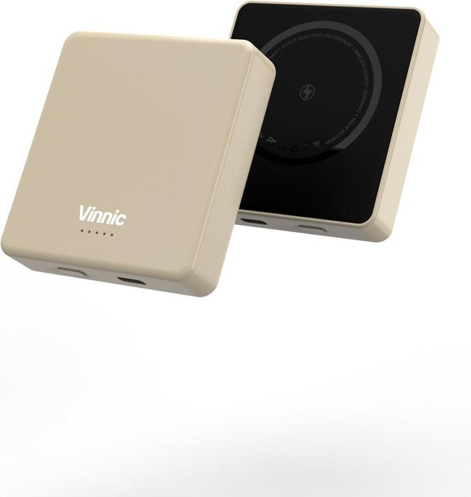 Produktbild Vinnic MANA Magnetic Wireless Powerbank 8.000mAh, dessert (8000 mAh, 20 W, 30.80 Wh)
