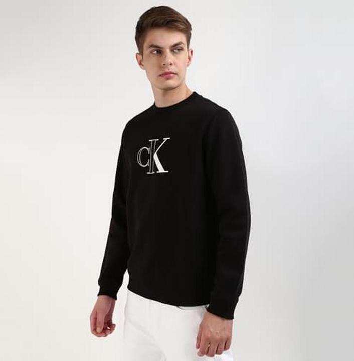 Image du produit Calvin Klein Pullover à col rond avec monogramme (XS)