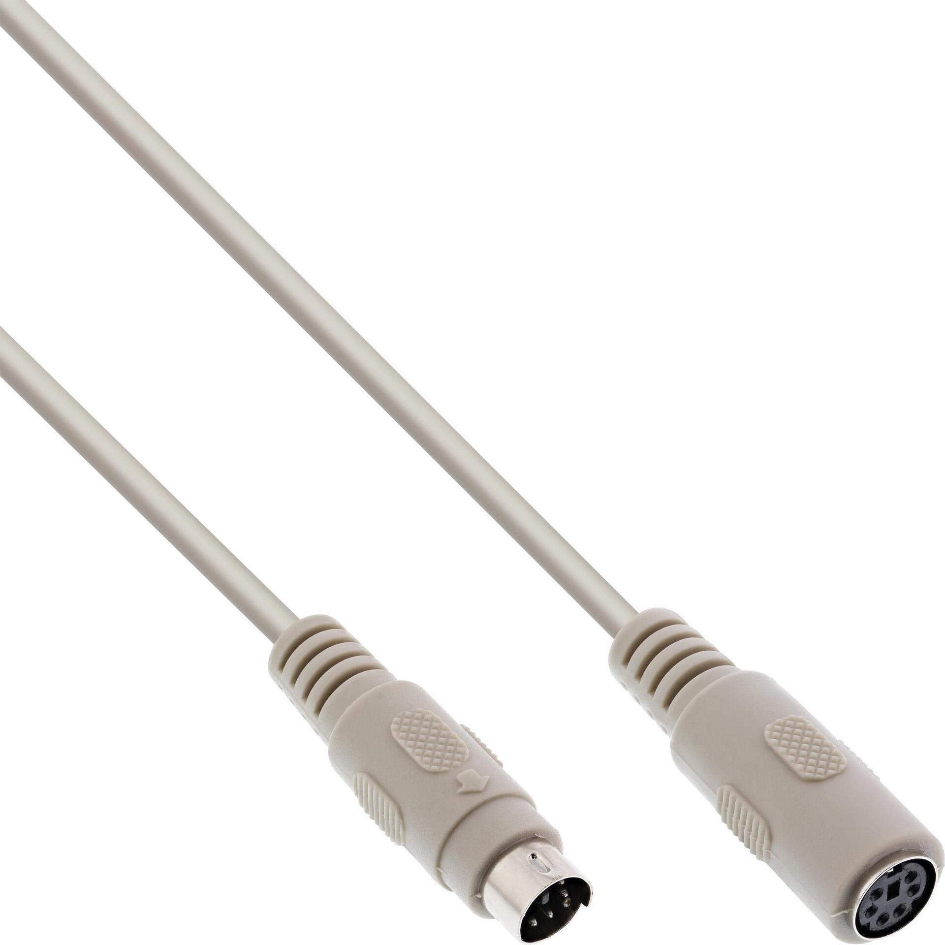 InLine PS/2 Verlängerung (5 m, PS/2), Schnittstellenkabel