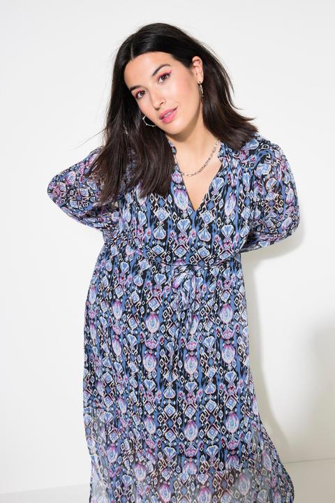 Produktbild Studio Untold Maxikleid, A-Line, grafischer Print, elastische Taille (50, 52)
