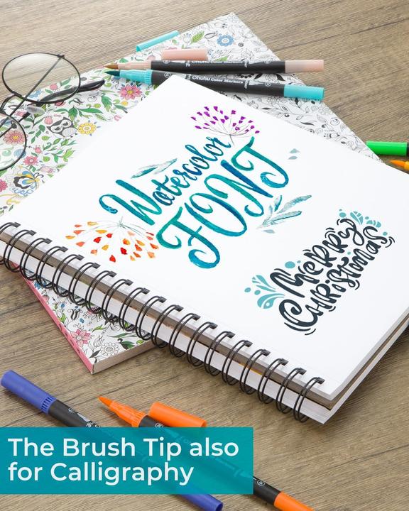 Image du produit Ohuhu Crayons à pinceau Maui (Multicolore, 120 x)