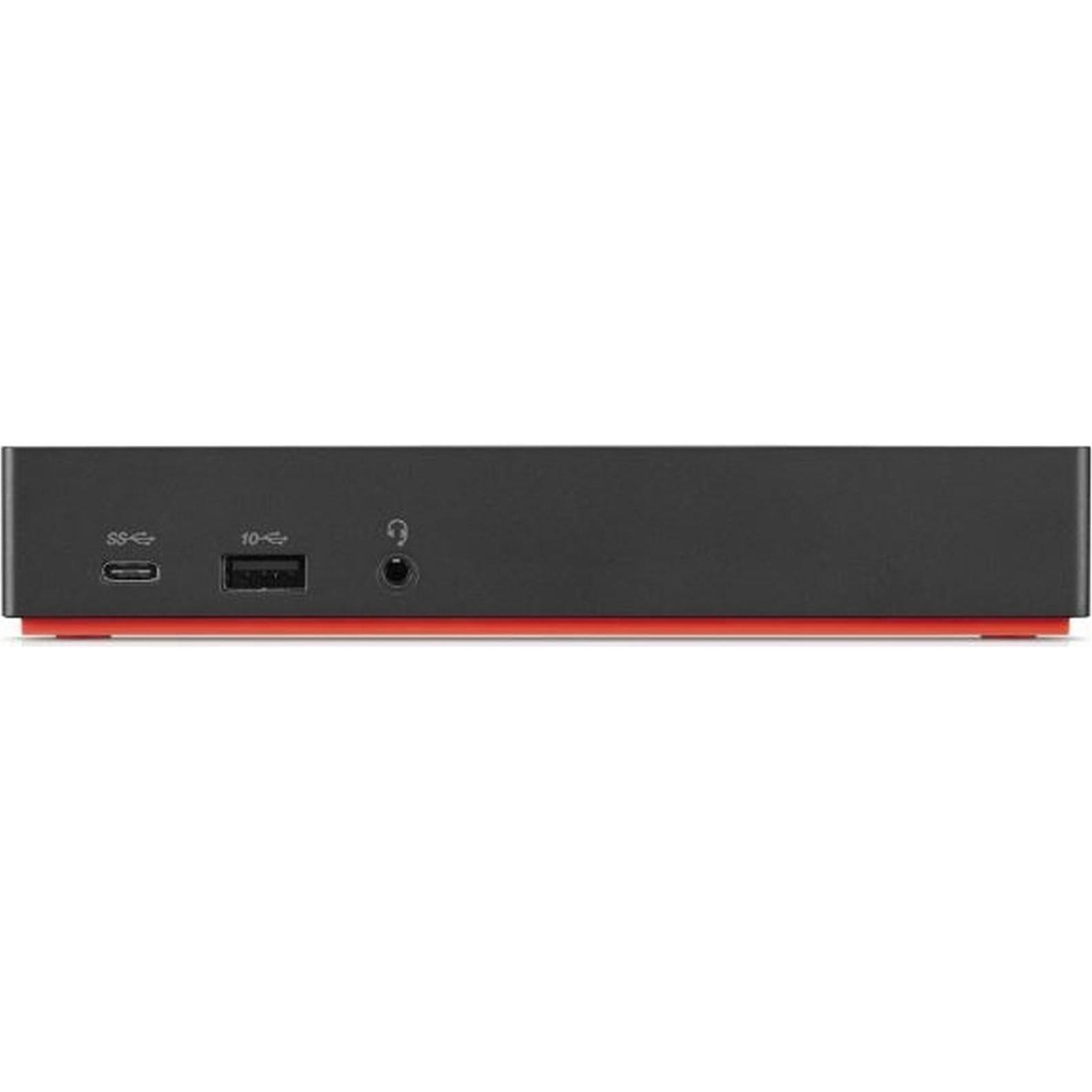Lenovo ThinkPad USB-C (USB-C, 12 Ports), Dockingstation + USB Hub, Schwarz