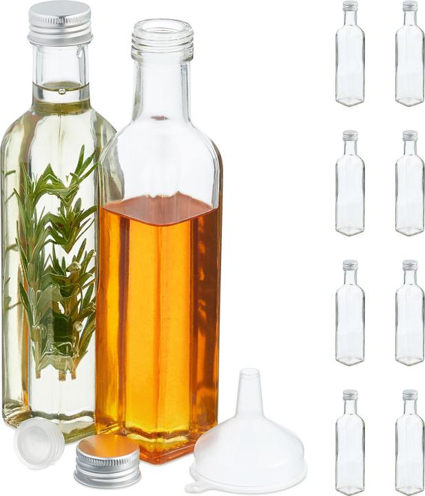 Produktbild Relaxdays Flaschen-Set (8 Stk., 0.25 l)