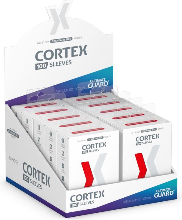 Actual product image Ultimate Guard Kartenhülle Cortex Sleeves Standardgrösse Rot 100