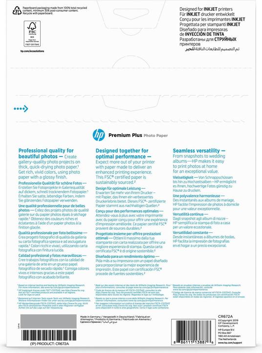Produktbild HP Cr672a (300 g/m², A4, 20 Stk.)