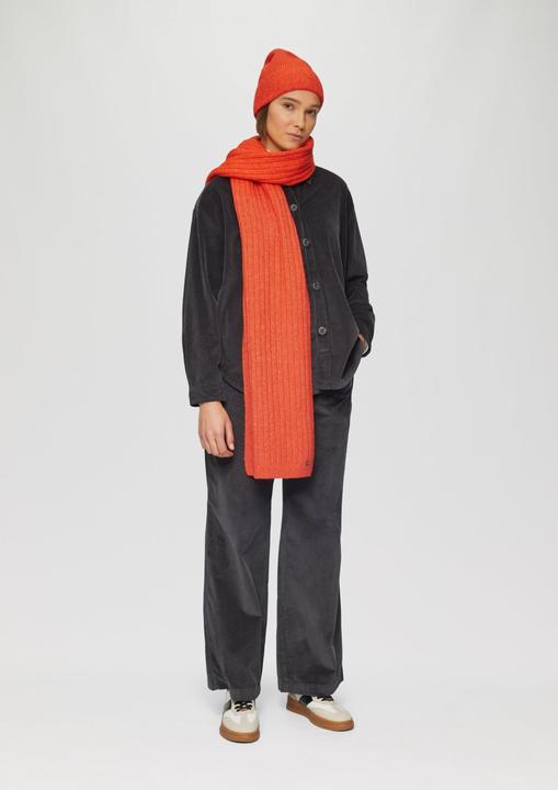 Produktbild S.Oliver Schal Gestrickter Schal mit Rippstruktur