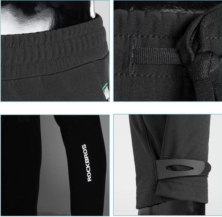 Produktbild Rockbros Patrol Cycling Windproof Sports Pants Size M - Black (M)