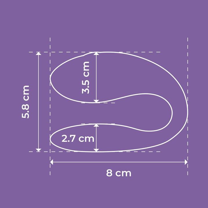 Produktbild Virgite G-Spot & Clitorial Vibrator E12 Lila