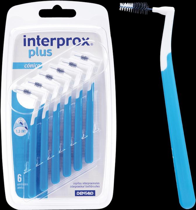 Actual product image Interprox plus conical (6 x, 1.30 mm)