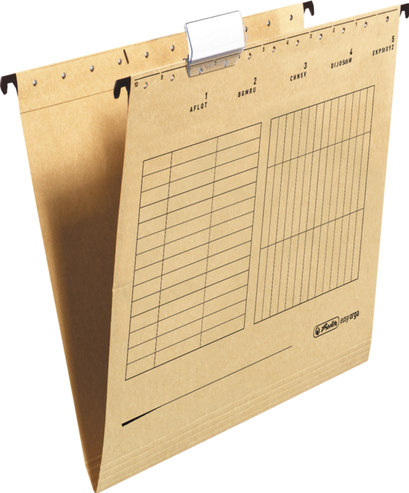 Produktbild Herlitz Hängemappe Unireg easyorga, A4, seitl. offen, natron (A4, 1 x)
