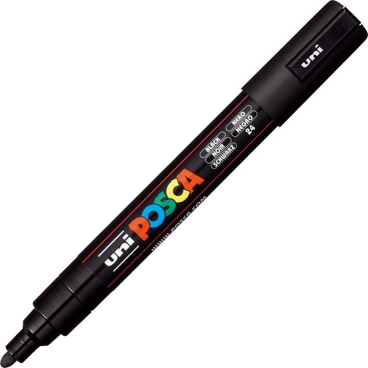 Produktbild Posca Medium Marker PC-5M (Schwarz, 1.80 mm, 1 x)