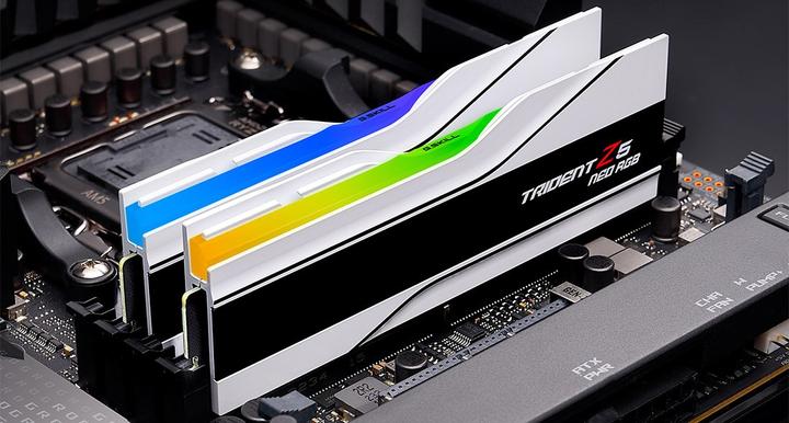 Produktbild G.Skill 32GB (2x16GB) DDR5 6000MHz Trident Z5 NEO RGB CL28 1.4V (2 x 16GB, 6000 MHz, DDR5-RAM, DIMM)
