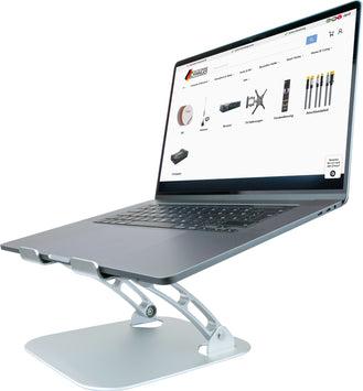 Actual product image Fellowes Schwaiger laptop stand to foldable aluminum