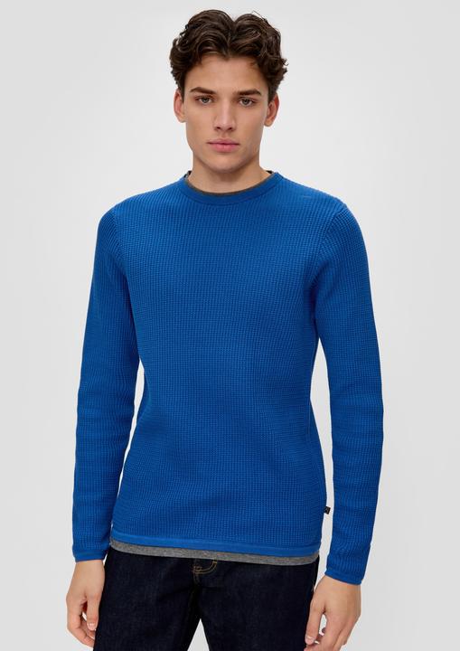 Actual product image s.Oliver Strickpullover Strickpullover in Layering-Optik (L)