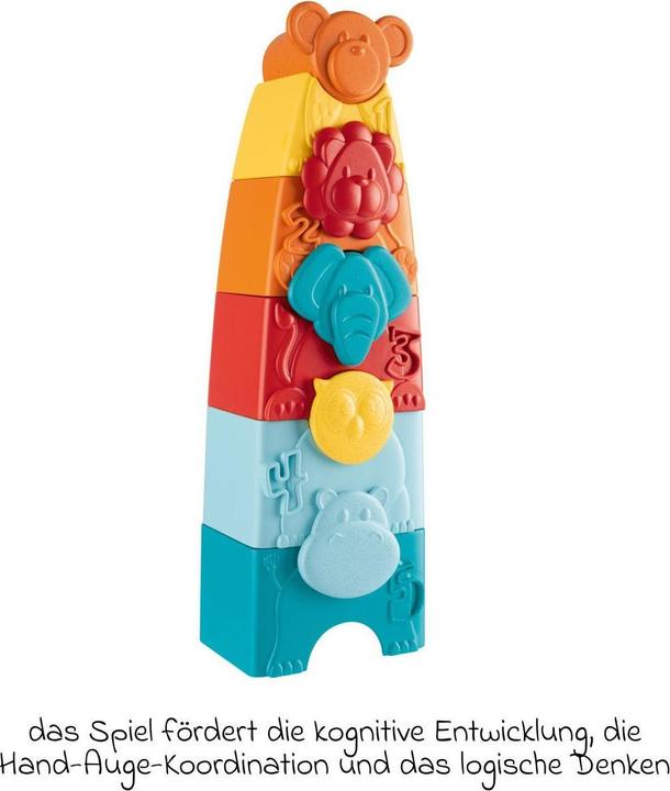 Actual product image Chicco Animals Eco+ stacking toy