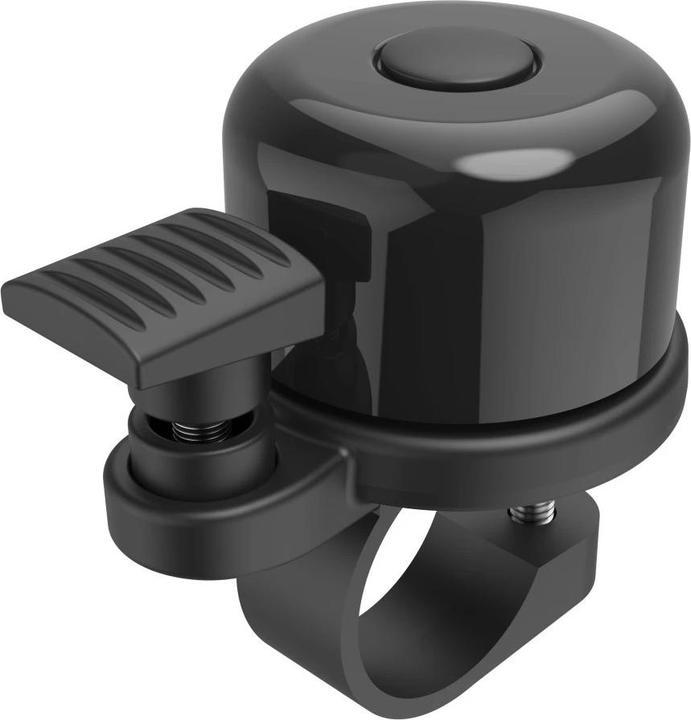 Immagine prodotto Hama Fahrradklingel AirBell, mit AirTag-Halter, Ø 2,2 cm, 85 dB (00185831)