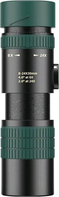 Actual product image Apexel Tripod/mobile lens APS-8-24X30 8-24X monocular with tripod (black) (24x, 30 mm)