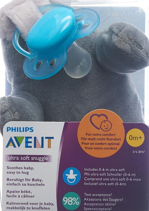 Produktbild Philips Avent Snuggle Robbe (1 x, ab Geburt)