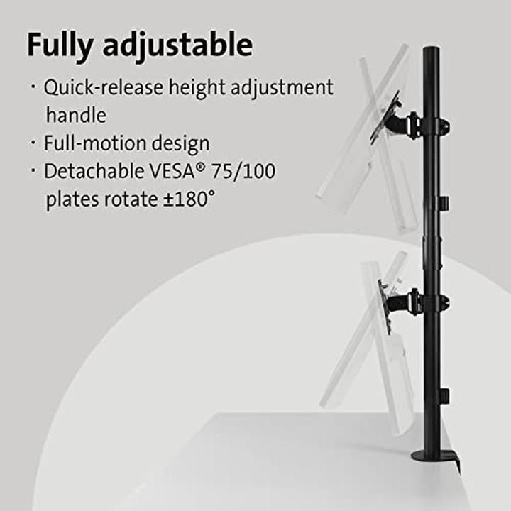 Image du produit Kensington Dual Monitorarm Vertikal (Tables, 32", 18 kg)