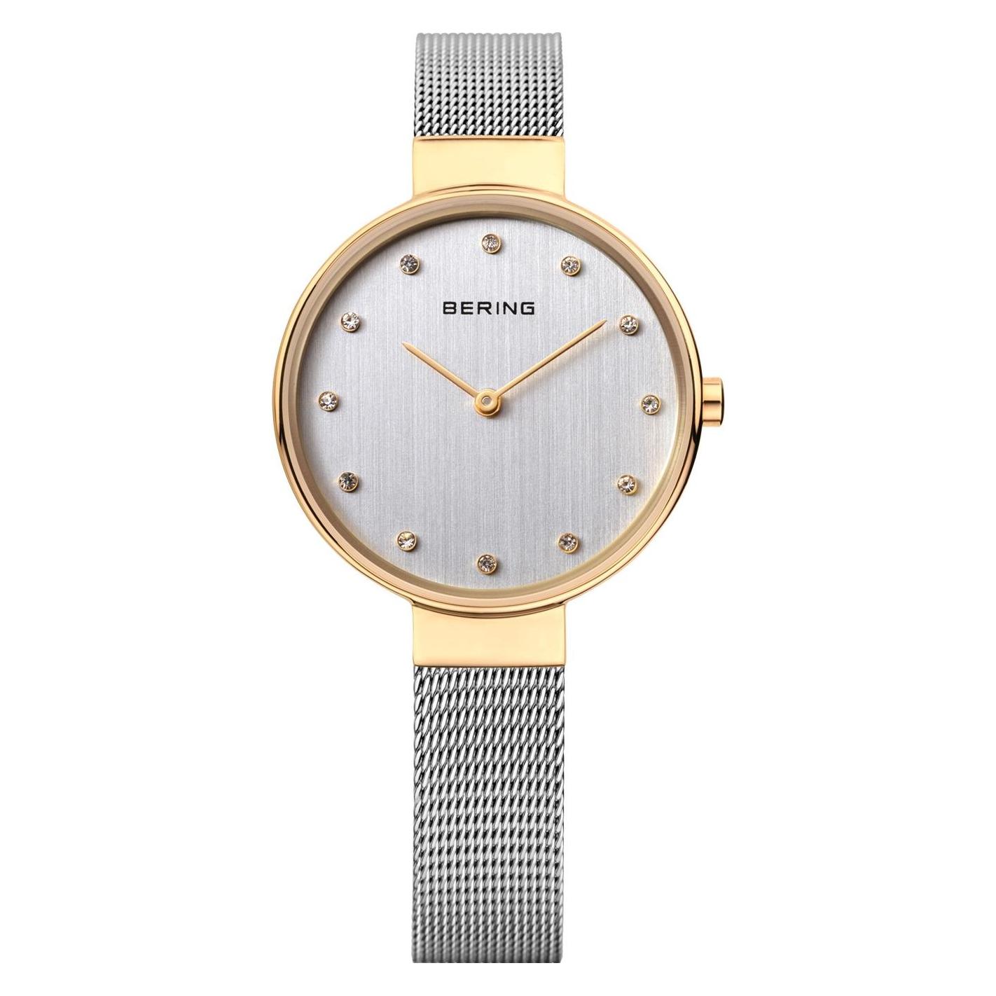 Bering, Horloge, Klassiek, Goud, (Analoog Horloge, 34 mm)