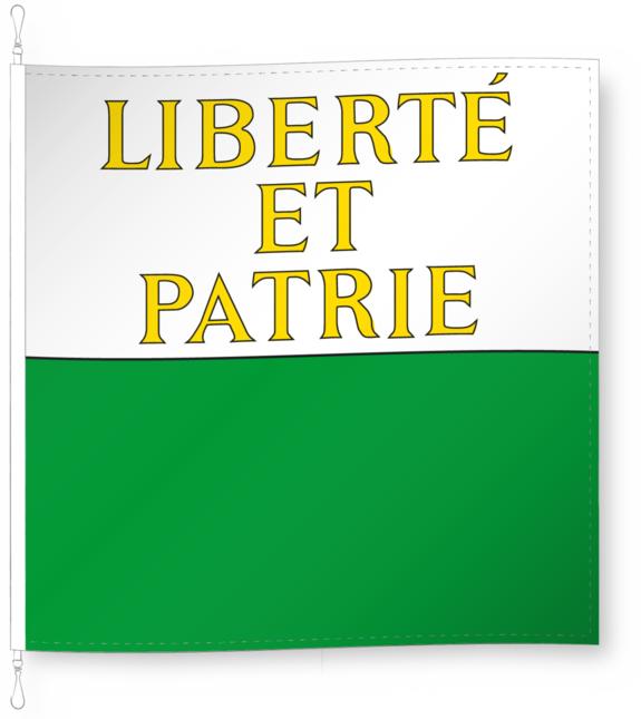 Image du produit Alpenfahnen Waadt (100 x 100 cm)