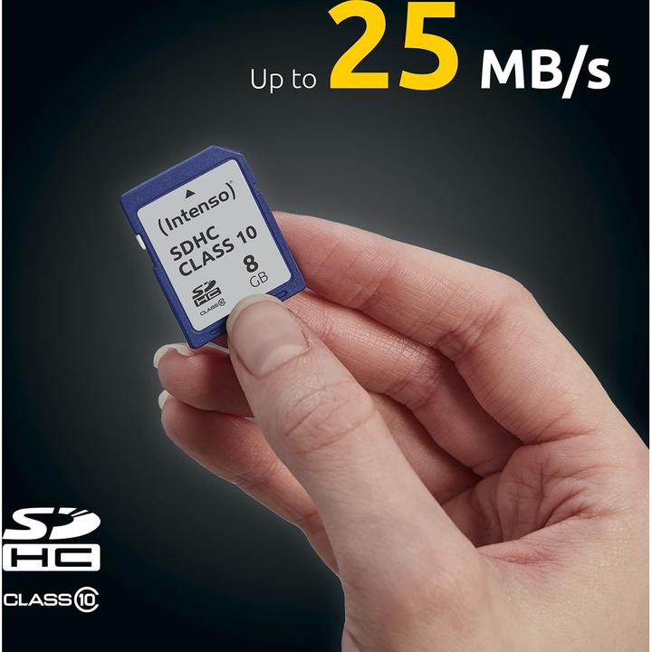 Actual product image Intenso SD Class 10 (8 GB, SDHC, U1, UHS-I)