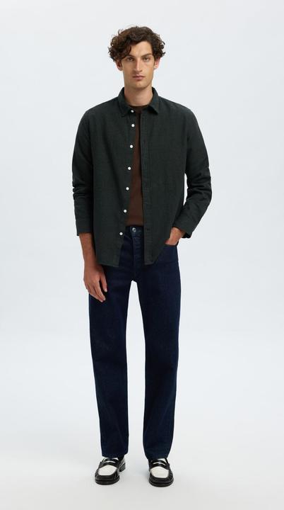 Actual product image Selected Homme Slhregnoah Brushed Twist Shirt Ls Noos (M)