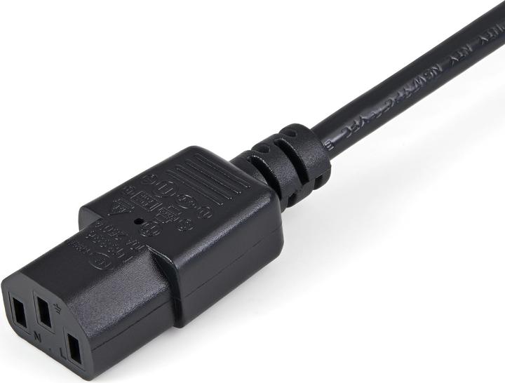 Actual product image StarTech 1M C14 TO C13 POWER CORD (1 m)