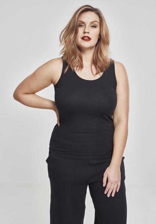 Produktbild Urban Classics Ladies 2-Pack Basic Stretch Top (5XL)