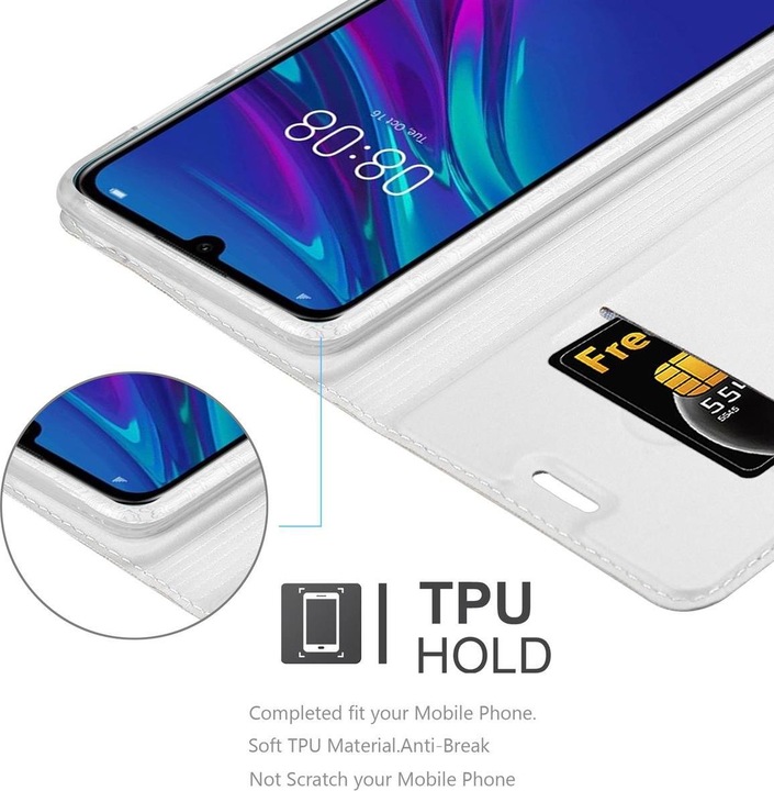 Produktbild Cadorabo Book Classy Style Cover (Huawei Y6 (2019))