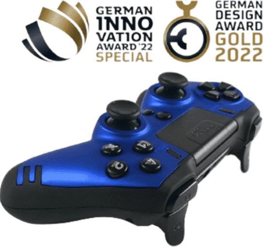 Produktbild Steelplay Slim Pack Wireless Controller Sapphire Blue Multi (PS4, PC, PS3)