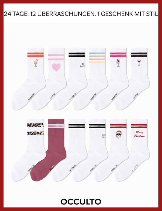 Immagine prodotto Occulto Damen & Herren Adventskalender Socken (39 - 42)