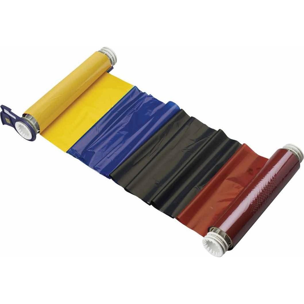 Brady B85-R-158x60-KRBY-380P, Farbband, Schwarz/Rot/Blau/Gelb, 158.00 mm x 60.00 m, Farbfeldlänge (B85-R-158X60-KRBY-380P)
