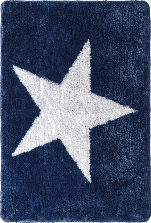 Produktbild Ridder Badteppich Star 60 x 90 cm, Blau/Weiss (60 x 90 cm)
